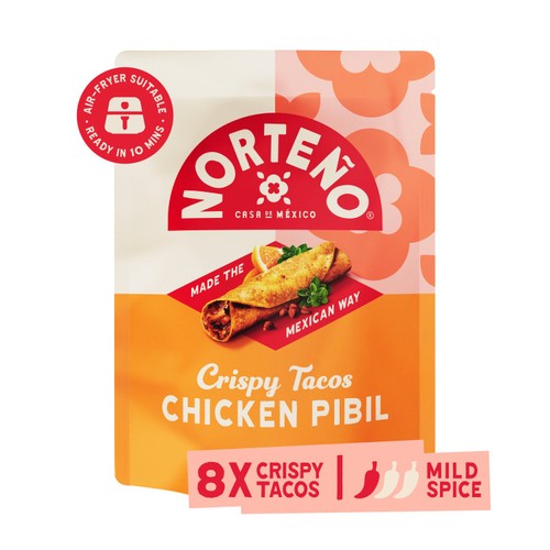 Norteno Mexican 8 Crispy Tacos Chicken Pibil thumbnail 2