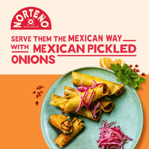 Norteno Mexican 8 Crispy Tacos Chicken Pibil thumbnail 5