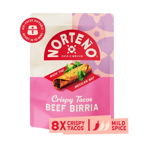 Norteno Mexican 8 Crispy Tacos Beef Birria thumbnail 2