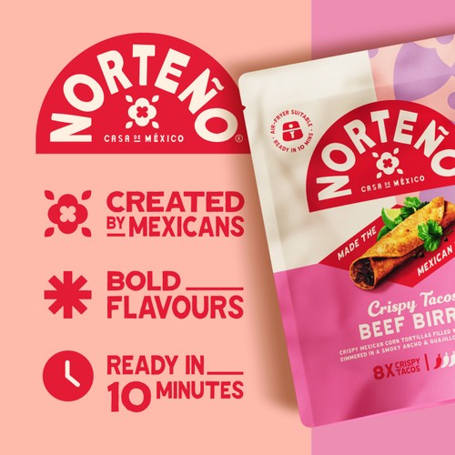 Norteno Mexican 8 Crispy Tacos Beef Birria thumbnail 3