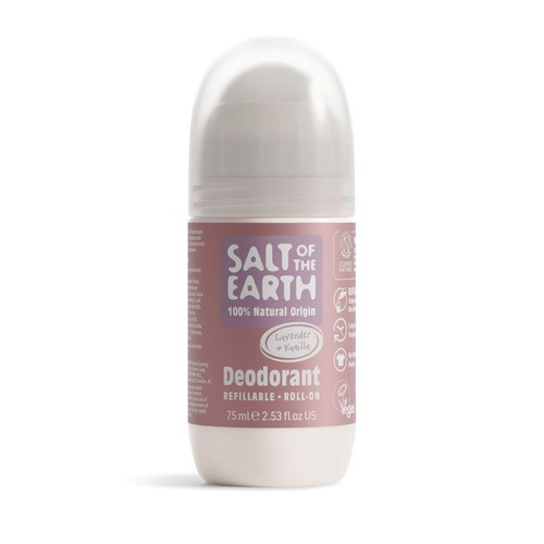 Salt of the Earth Natural Deodorant Refillable Rollon Lavender & Vanilla