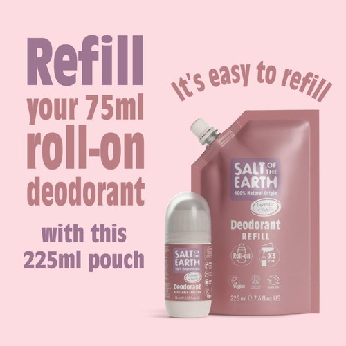 Salt of the Earth Natural Deodorant Rollon Refill Lavender & Vanilla thumbnail 6