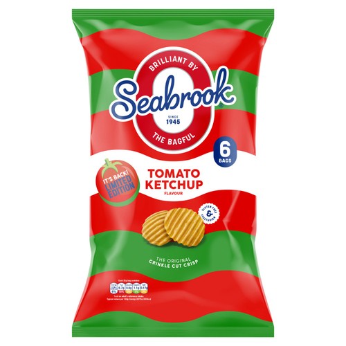 Seabrook Crinkle Tomato Ketchup Crisps