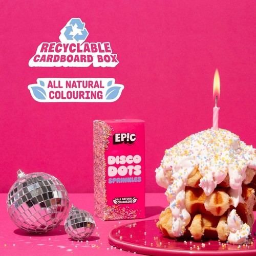 Epic Disco Dots Cake Sprinkles thumbnail 5