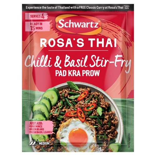 Schwartz Rosa's Thai Chilli & Basil Stir Fry Recipe Mix