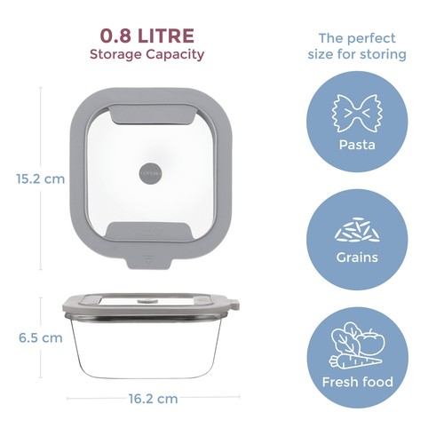 Kilner Fresh Storage Square 0.8 Litre thumbnail 9