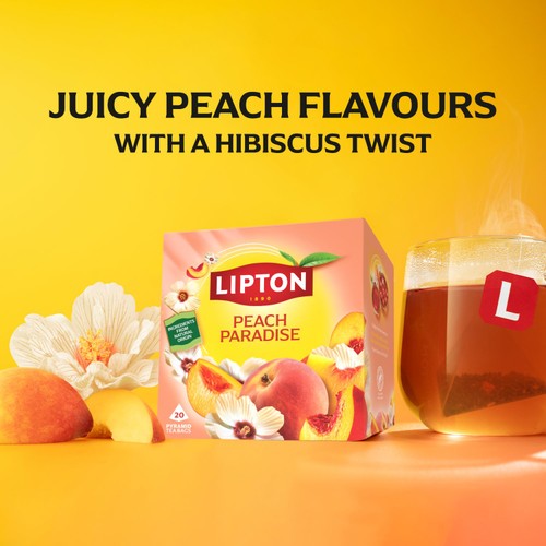Lipton Fruit Tea Peach Paradise Tea Bags thumbnail 3