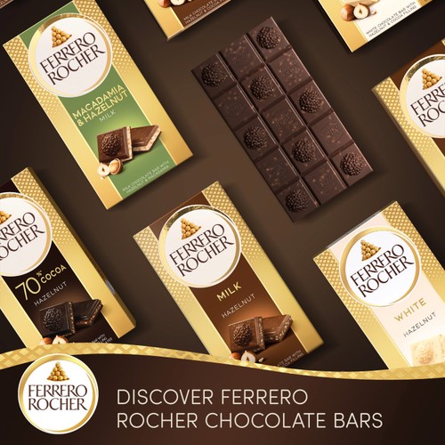 Ferrero Rocher 70% Dark Chocolate Bar thumbnail 3