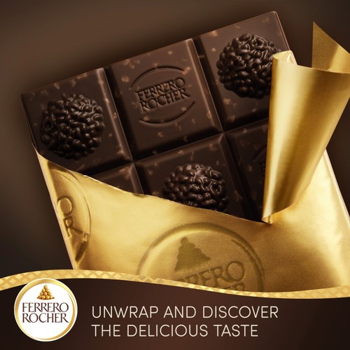 Ferrero Rocher 70% Dark Chocolate Bar thumbnail 4
