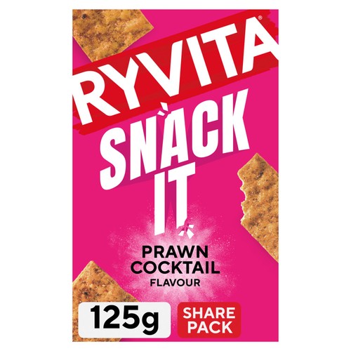 Ryvita Snack It Thins Prawn Cocktail Flatbread Snacks