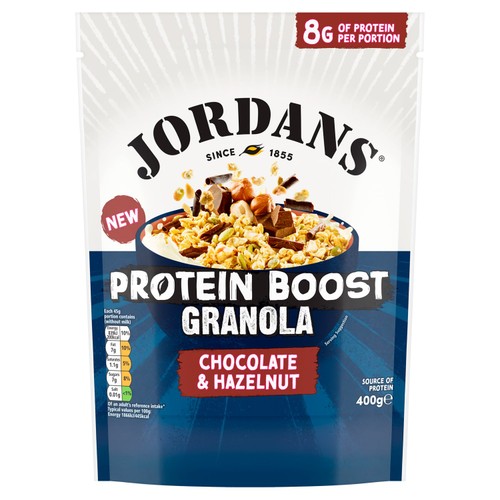 Jordans Protein Boost Chocolate & Hazelnut Granola thumbnail 2