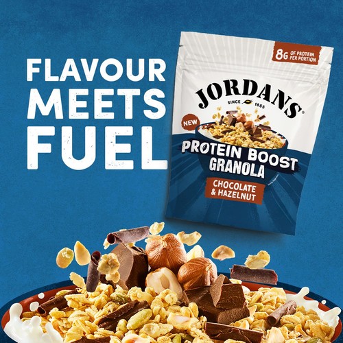 Jordans Protein Boost Chocolate & Hazelnut Granola thumbnail 6