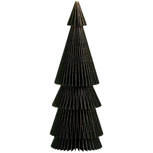 M&S Paper Tree Room Christmas Decorations, Green thumbnail 2