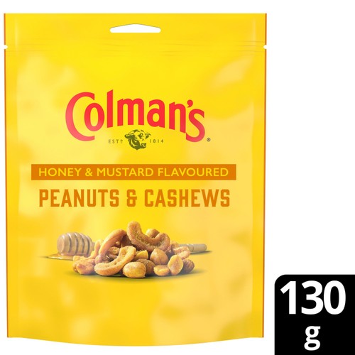 Colmans Honey & Mustard Flavoured Peanuts & Cashews