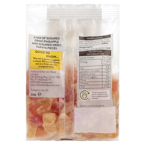 Holland & Barrett Pineapple & Papaya Chunks thumbnail 2