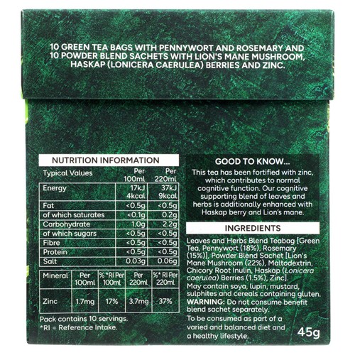 Holland & Barrett Brain Health Green Tea "with Benefits" thumbnail 2