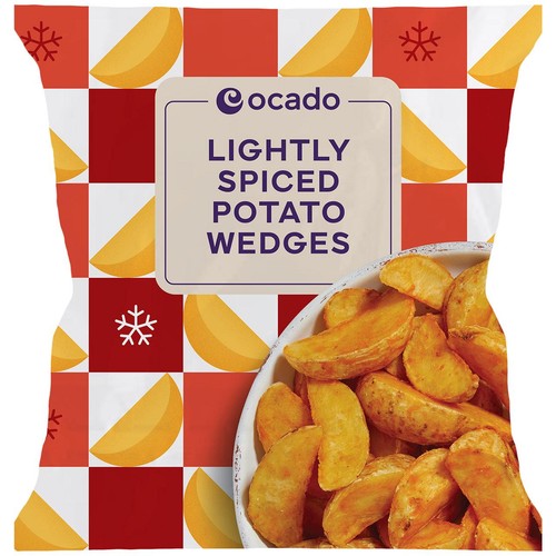 Ocado Frozen Lightly Spiced Potato Wedges