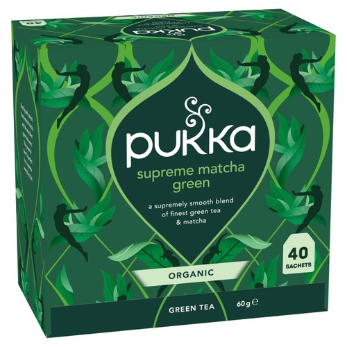 Pukka Organic Supreme Matcha Green x40 Herbal Tea Bags thumbnail 3