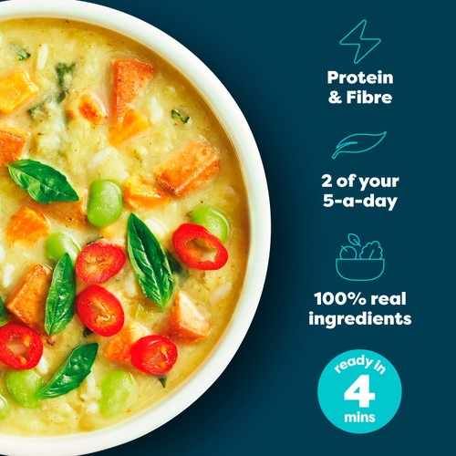 BOL Thai Green Lentil Curry Power Pot Protein+ 450g thumbnail 3