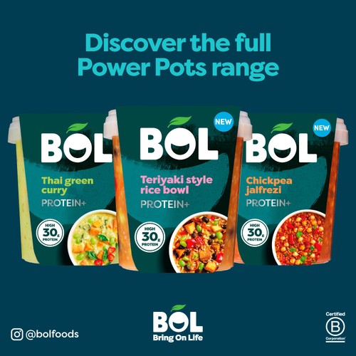 BOL Thai Green Lentil Curry Power Pot Protein+ 450g thumbnail 6