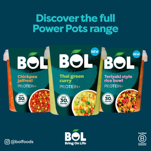 BOL Chickpea Jalfrezi Power Pot Protein+ 450g thumbnail 6