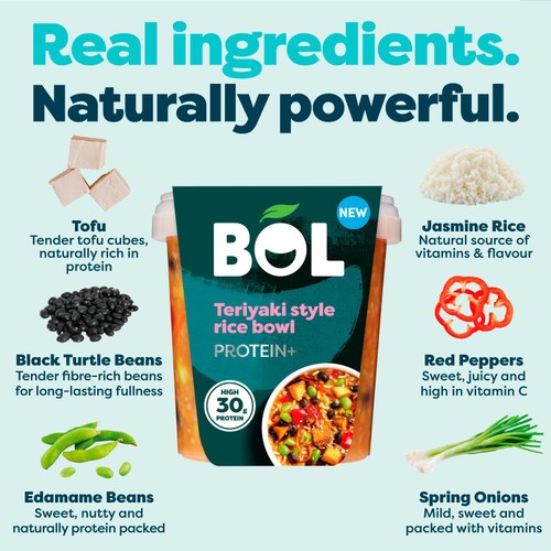 BOL Teriyaki Style Rice Bowl Power Pot Protein+ 450g thumbnail 4