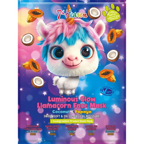 7th Heaven Llamacorn Face Sheet Mask