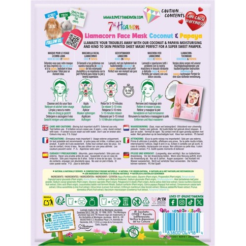 7th Heaven Llamacorn Face Sheet Mask thumbnail 2