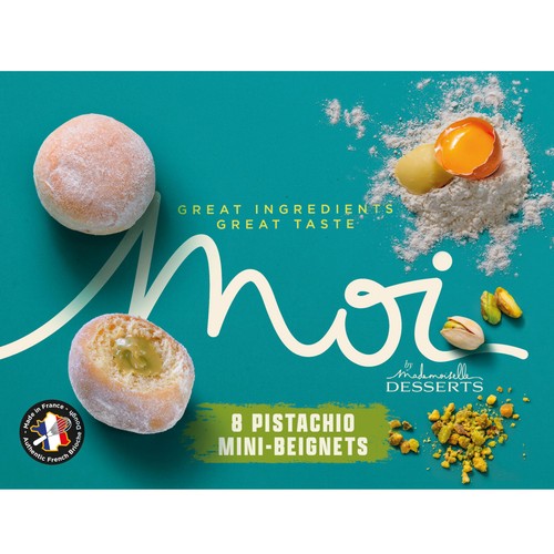 MOI Pistachio filled Mini Beignets