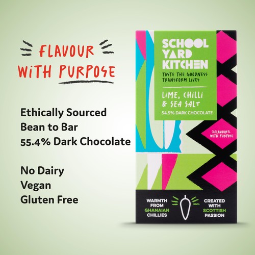 School Yard Kitchen Dark Chocolate Lime, Chilli & Sea Salt thumbnail 2