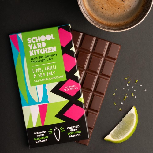 School Yard Kitchen Dark Chocolate Lime, Chilli & Sea Salt thumbnail 3