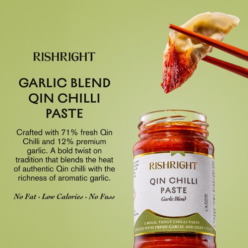 RISHRIGHT Garlic Blend Qin Chilli Paste thumbnail 3