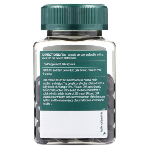 Holland & Barrett Pure Cod Liver Oil 500mg & Multivitamins Capsules thumbnail 2