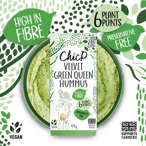 ChicP Velvet Green Queen Hummus thumbnail 3