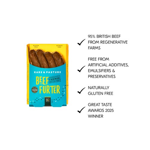 Rare & Pasture Beef Frankfurter Hot Dog thumbnail 4