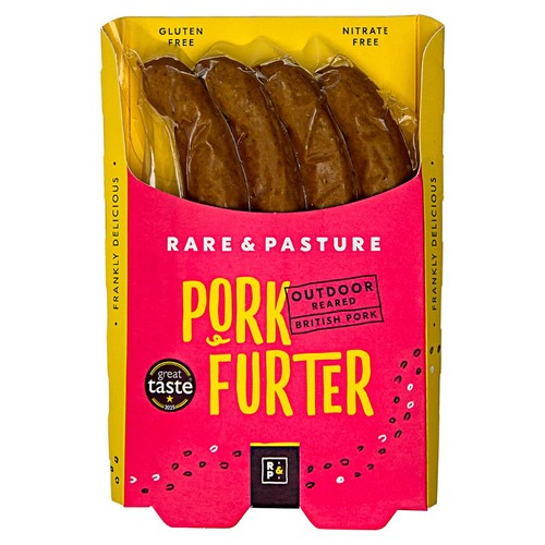 Rare & Pasture Porkfurter Hot Dog