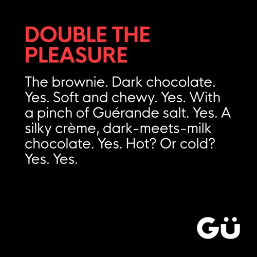 Gu Double Chocolate Brownies Dessert thumbnail 4