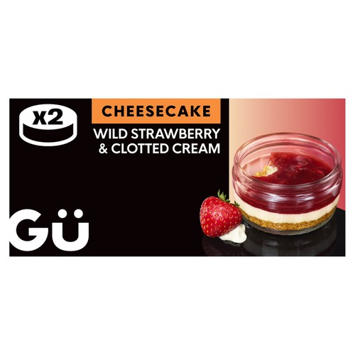 Gu Wild Strawberry & Clotted Cream Cheesecake Dessert