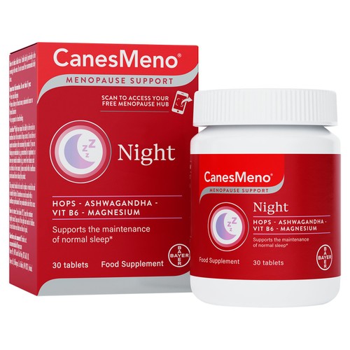 CanesMeno Menopause Support Night Food Supplement Tablets