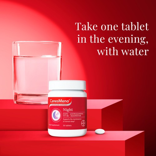 CanesMeno Menopause Support Night Food Supplement Tablets thumbnail 9