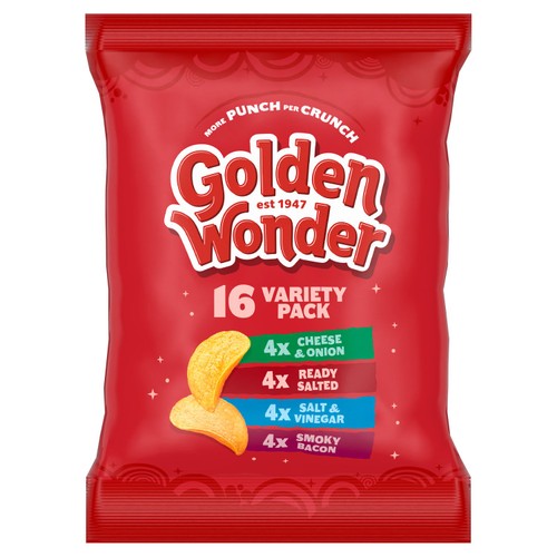 Golden Wonder Variety Crisps Multipack