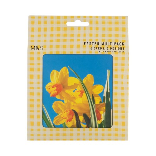M&S Easter Daffodil & Duckling Card Pack