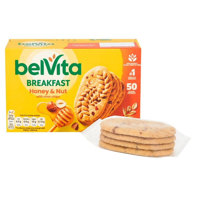 Belvita Honey & Nuts Choc Chips Breakfast Biscuits