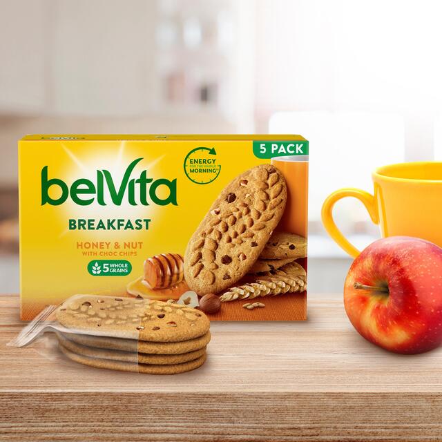 Belvita Honey & Nuts Choc Chips Breakfast Biscuits thumbnail 4