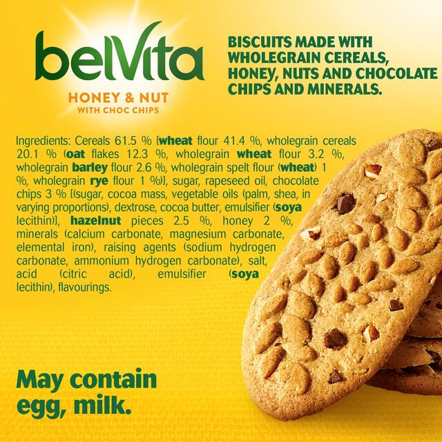 Belvita Honey & Nuts Choc Chips Breakfast Biscuits thumbnail 7