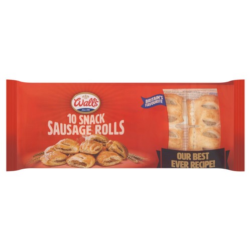 Walls 10 Snack Sausage Rolls