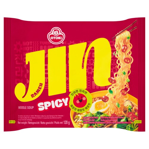 Ottogi Korean Jin Ramen Spicy Instant Noodles