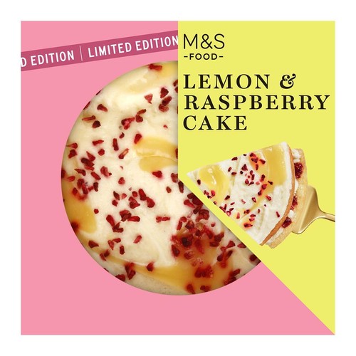 M&S Lemon & Raspberry Cake
