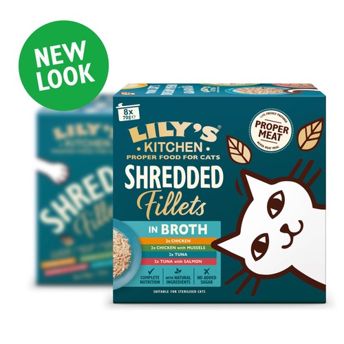 Lily's Kitchen Cat Shredded Fillets in Broth Multipack thumbnail 2