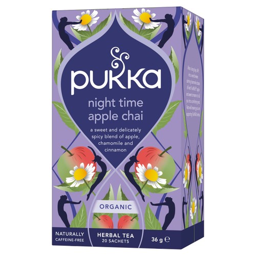 Pukka Herbs Organic Night Time Apple Chai 20 Herbal Tea Bags thumbnail 3